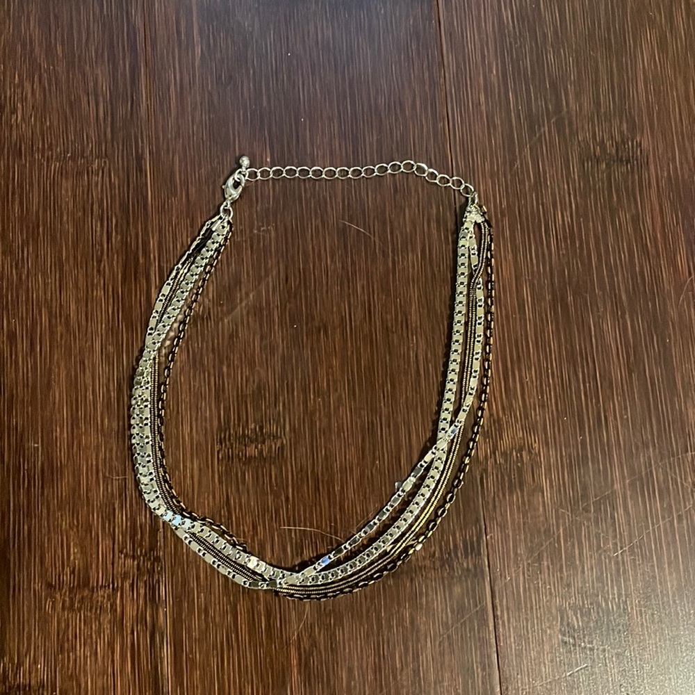 Choker Necklace/Double Wrap Bracelet